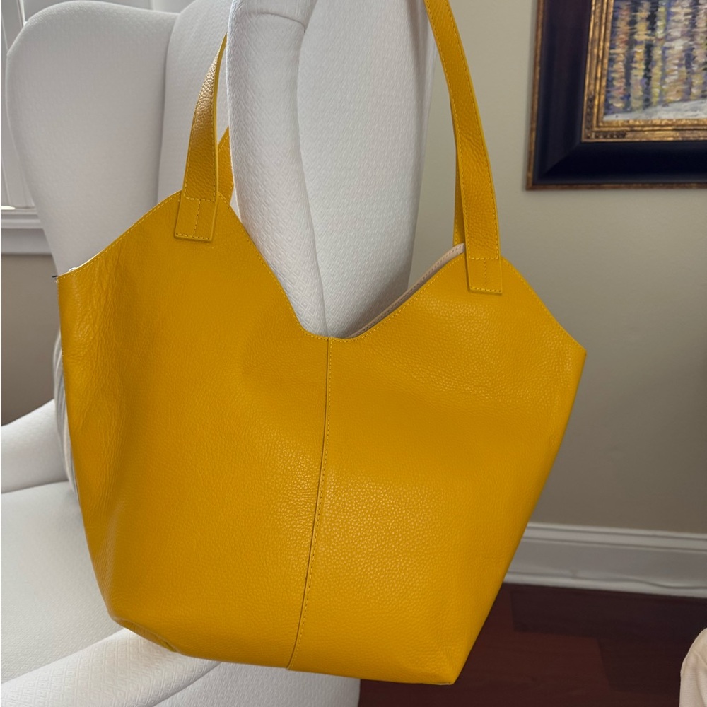 Viola Castellani Yellow Tote Bag NWT